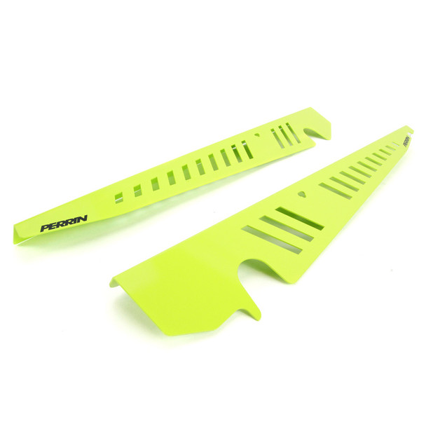 Perrin 2015+ Subaru WRX/STI Fender Shroud Set - Neon Yellow PSP-ENG-550NY