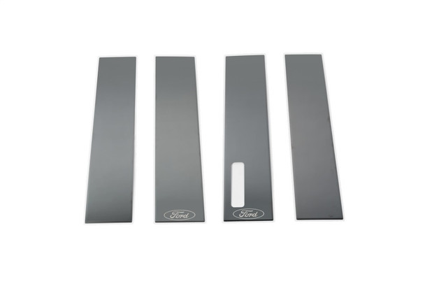 Putco 17-20 Ford SuperDuty - Crew Cab / SuperCab w/ Keypad Black Platinum Pillar Posts Classic 402680BPFD