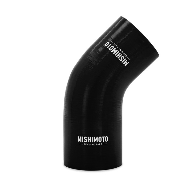 Mishimoto Silicone Reducer Coupler 45 Degree 3in to 3.25in - Black MMCP-R45-30325BK