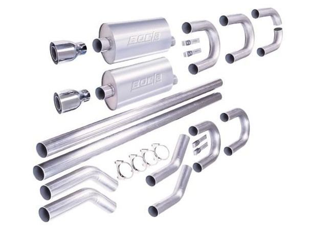 Borla Universal Hot Rod Kit 3in OD T-304 Stainless Steel Pipes 60592