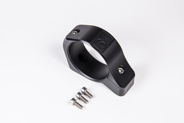 Radium Engineering 2-Piece Fuel Pump Clamp 60mm - Black W/ Logo 20-0218