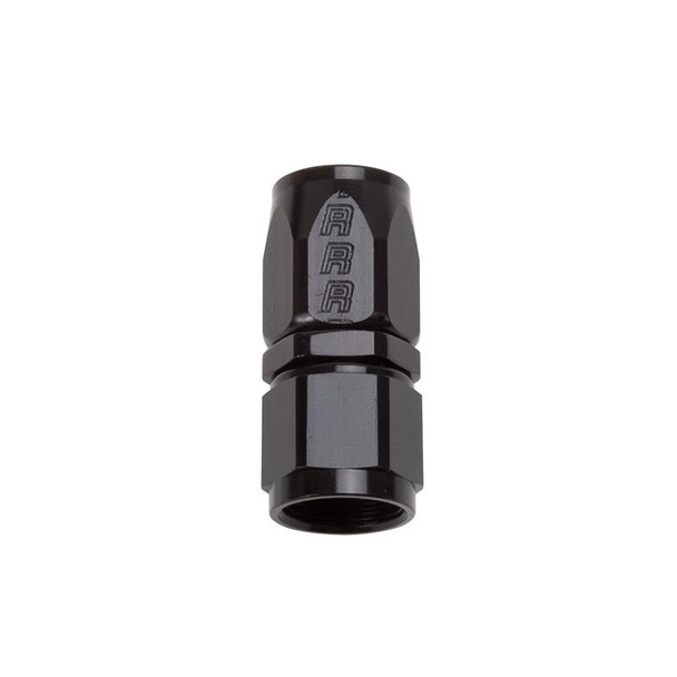 Russell Performance -4 AN Black Straight Full Flow Hose End 610015