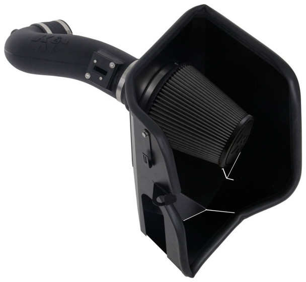 K&N 2019+ Chevrolet Silverado 1500 V8 6.2L Performance Air Intake System 30-3110