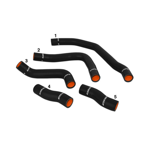 Mishimoto 90-99 Toyota MR2 Turbo Black Silicone Hose Kit MMHOSE-MR2-90BK