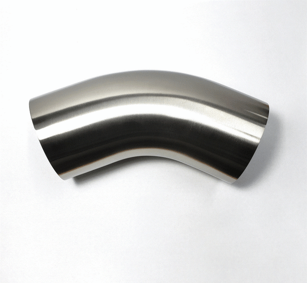 Stainless Bros 2.0in Diameter 1.5D / 3in CLR 45 Degree Bend Leg Mandrel Bend 601-05026-4150
