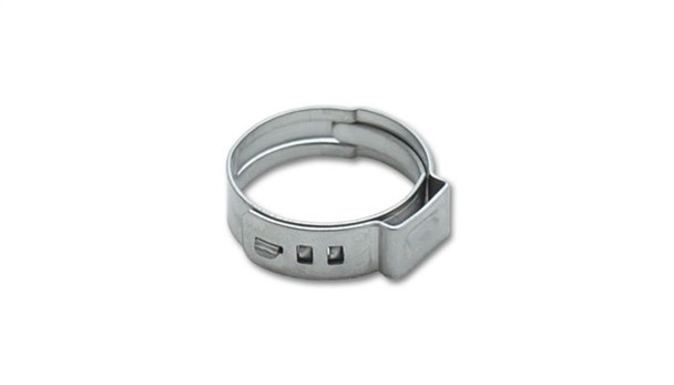 Vibrant One Ear Stepless Pinch Clamps 22.4-25.6mm clamping range (Pack of 10) SS 7mm band width 12281