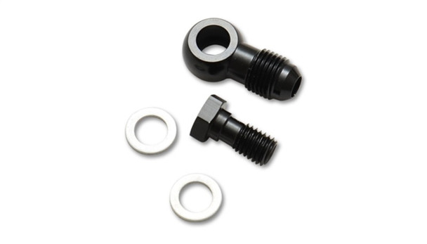 Vibrant -3AN Male Banjo Fitting 8mm x 1.0 Metric Aluminum + 2 Washers 11500
