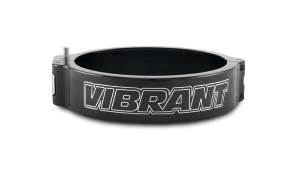 Vibrant 4in O.D. Aluminized HD 2.0 Clamp - Anodized Black (Clamp Only) 32538