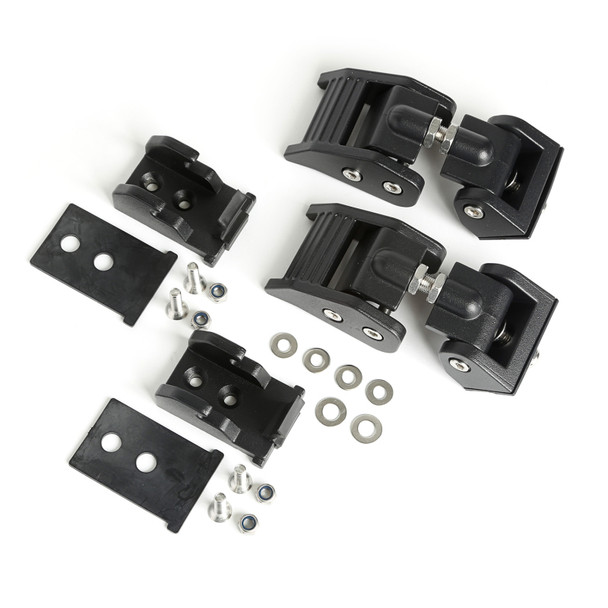Rugged Ridge 97-06 Jeep Wrangler TJ Textured Black Hood Catches 11210.18