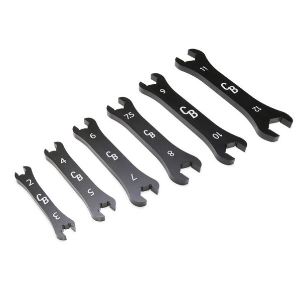 Chase Bays Billet Aluminum AN Wrench Set (12 Size Set) CB-ANWRENCHSET