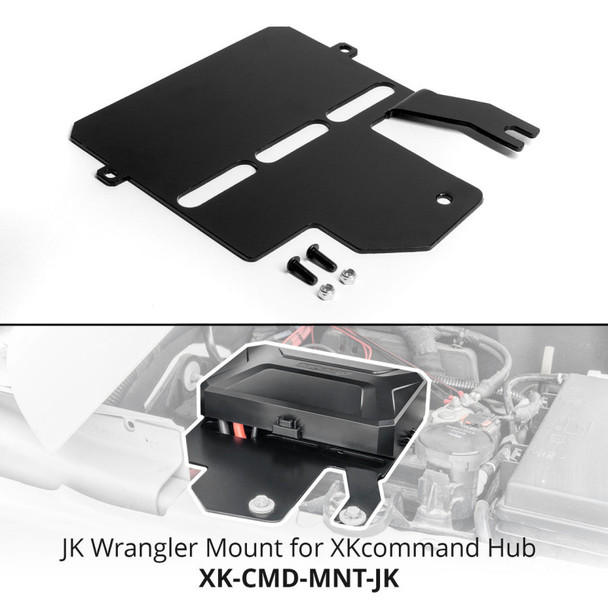 XK Glow XKcommand Hub Mounting Bracket for Wrangler JK XK-CMD-MNT-JK
