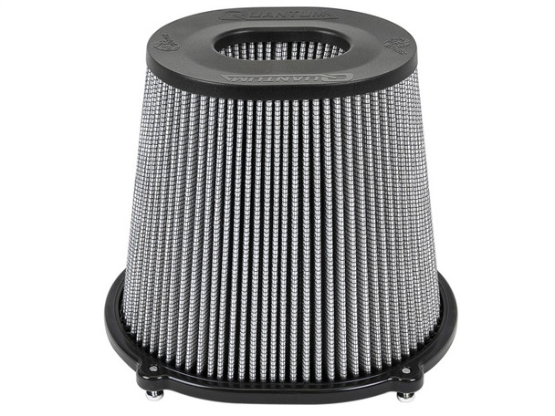aFe Quantum Pro DRY S Air Filter Inverted Top - 5in Flange x 8in Height - Dry PDS 21-91132