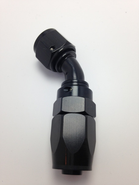 Fragola -8AN x 60 Degree Pro-Flow Hose End - Black 226008-BL