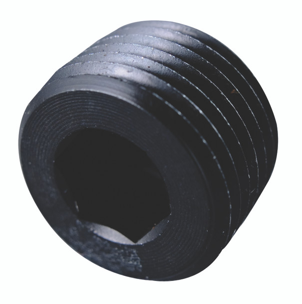 Fragola 1/2 NPT Pipe Plug- Internal Black 493205-BL