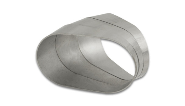Vibrant Horizontal 304 SS Oval Pie Cuts 4.0in OD Tight 45 Degree Elbow - Bag of 3 13590
