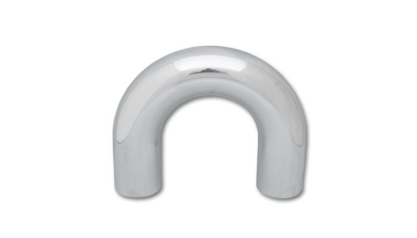 Vibrant 3.5in O.D. Universal Aluminum Tubing (180 degree Bend) - Polished 2870