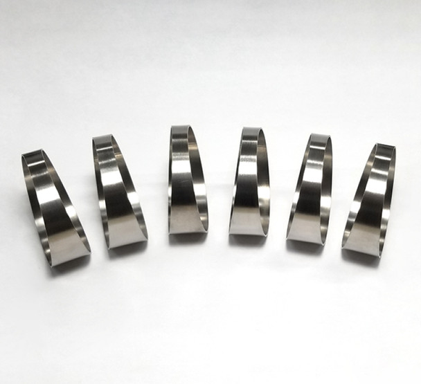 Stainless Bros 3in x 1.5D/4.5in CLR Loose Radius 16 Gauge Pie Cut - 6pk 609-07602-0006