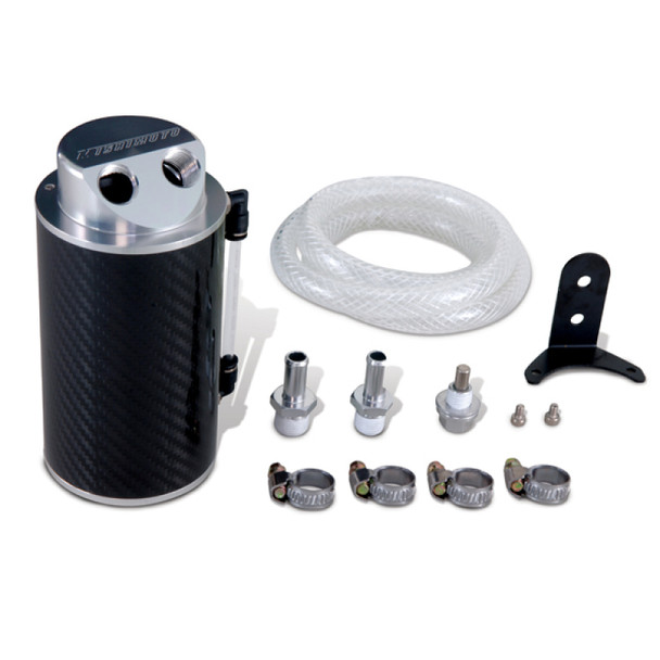 Mishimoto Carbon Fiber Oil Catch Can 10mm Fittings MMOCC-CF