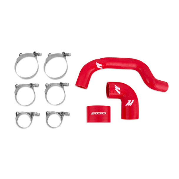 Mishimoto 04-07 Subaru WRX STI (STI only) USDM Red Silicone Intercooler Hoses MMHOSE-SUB-INT4RD