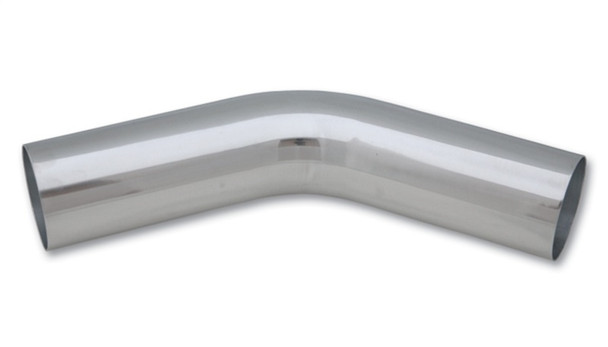 Vibrant 4in O.D. Universal Aluminum Tubing (45 degree bend) - Polished 2875