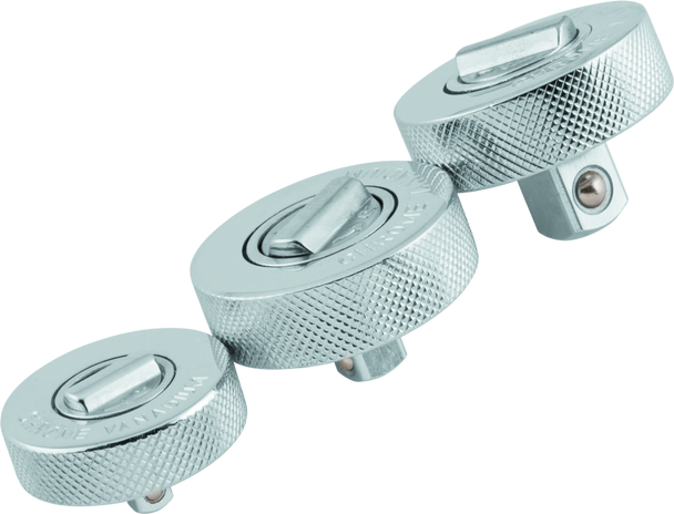 BikeMaster 3-pc Palm Rachet Set - 1/4in Drive / 3/8in Drive / 1/2in Drives 152220