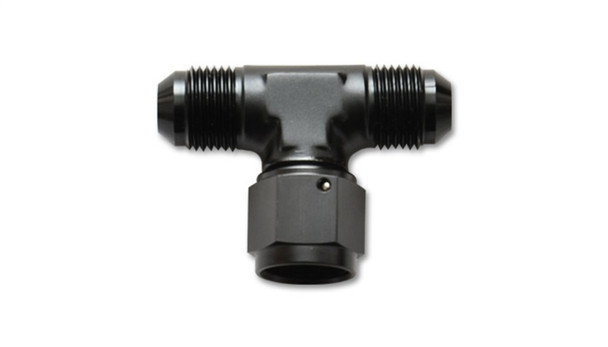 Vibrant -10AN Tee Fitting with Female -10AN Swivel On Side 10794
