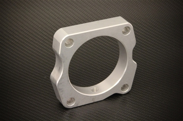 Torque Solution Throttle Body Spacer (Silver): Acura TL 2004-2007 TS-TBS-003-1