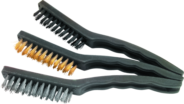 BikeMaster 3-pc Nylon/Wire Brush Set 151538 BikeMaster 3-pc Nylon/Wire Brush Set 151538