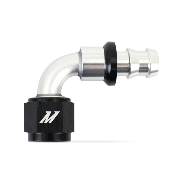 Mishimoto 90 Degree Push Lock Fitting - 8AN MMFT-PL-890