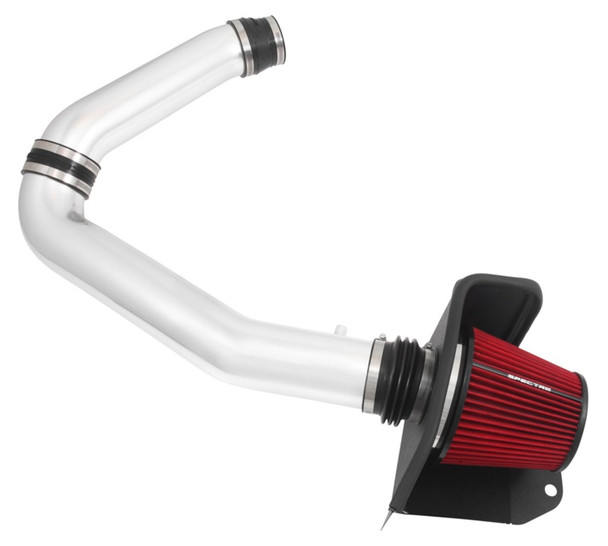 Spectre 11-15 Jeep Grand Cherokee V6-3.6L F/I Air Intake Kit - Polished w/Red Filter 9020