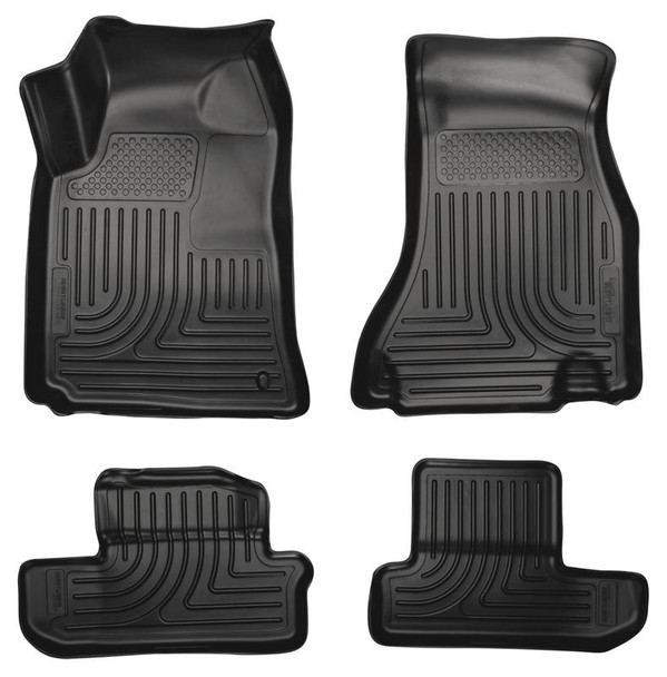 Husky Liners 08-12 Dodge Challenger WeatherBeater Combo Black Floor Liners 98021