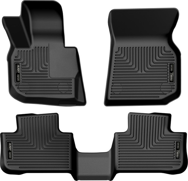 Husky Liners 18-23 BMW X3 Weatherbeater Black Front & 2nd Seat Floor Liners 95911