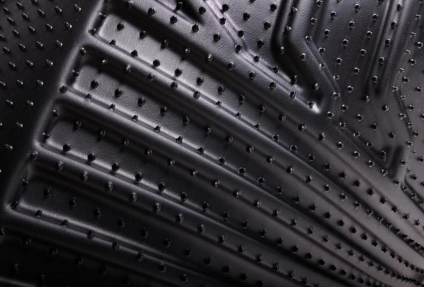 Lund 09-17 Dodge Ram 1500 Crew Cab Catch-It Floormats Rear Floor Liner - Black (2 Pc.) 383071-B