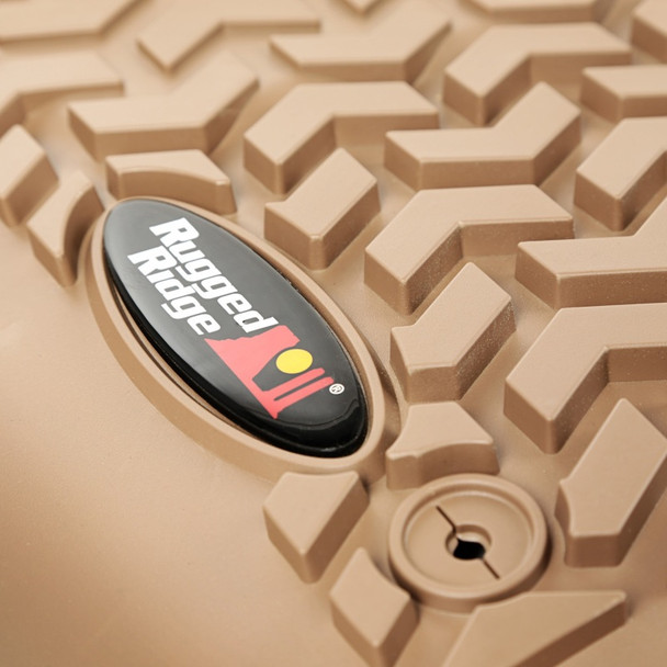 Rugged Ridge Floor Liner Front Tan 2011-2012 Ford F-250 / F-350 Regular / Extended 83902.08