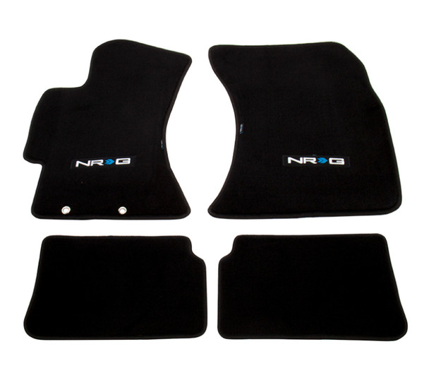 NRG Floor Mats - 2009-2011 Subaru Impreza WRX/STi (NRG Logo) - 4pc. FMR-410NRG