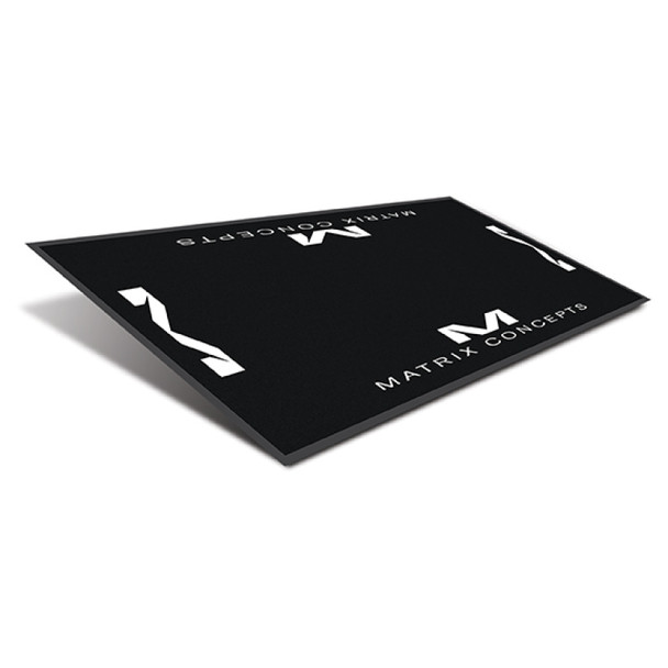 Matrix Concepts M20 Carpeted 2 Foot X 4 Foot Mat - Black/White M20-200