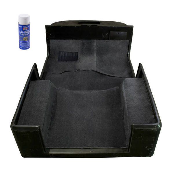Rugged Ridge Deluxe Carpet Kit w/ Adhesive Gray 76-95 Jeep CJ &Jeep Wrangler YJ 13695.09