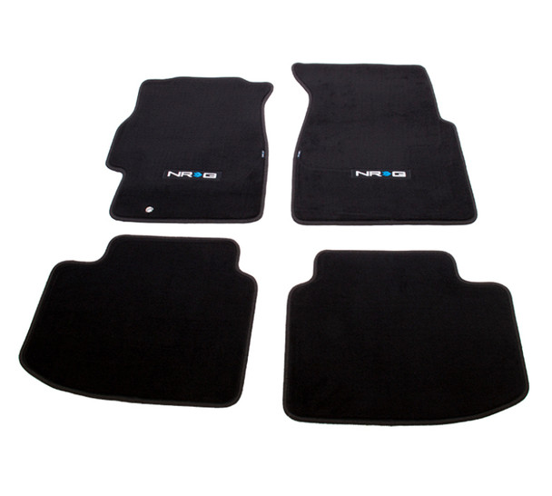 NRG Floor Mats - 96-00 Honda Civic 2DR & 3DR (EK9 Logo) - 4pc. FMR-130