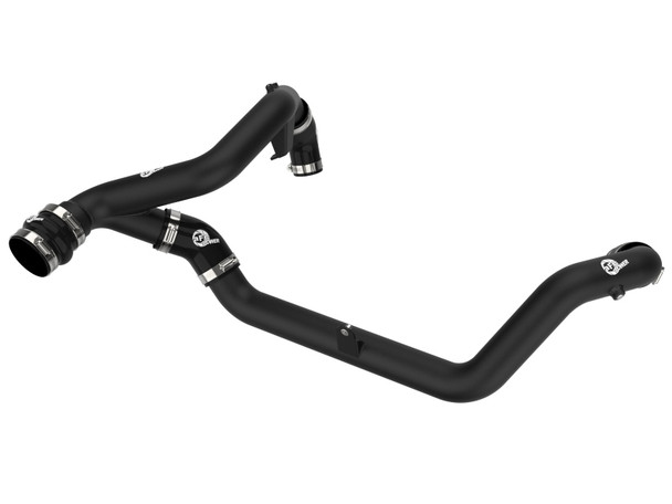 aFe BladeRunner 2 1/4in Intercooler Hot Side Charge Pipe 22-23 Ford Explorer V6-3.0L (tt) - Black 46-20678-B