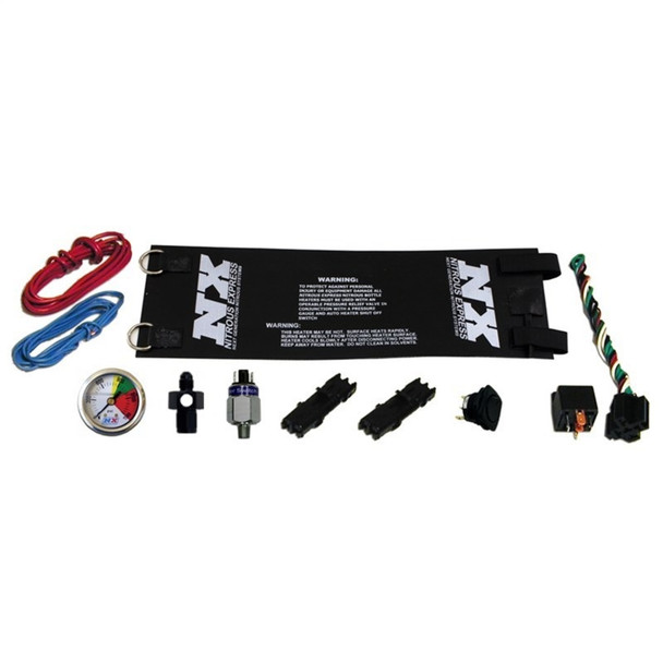 Nitrous Express Heavy Duty Fully Automatic Bottle Heater (4AN) w/Gauge 14Amps 15939