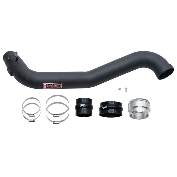 Injen 15-20 Ford F150 2.7L V6 (tt) Aluminum Intercooler Piping Kit - Wrinkle Black SES9014ICPCWB