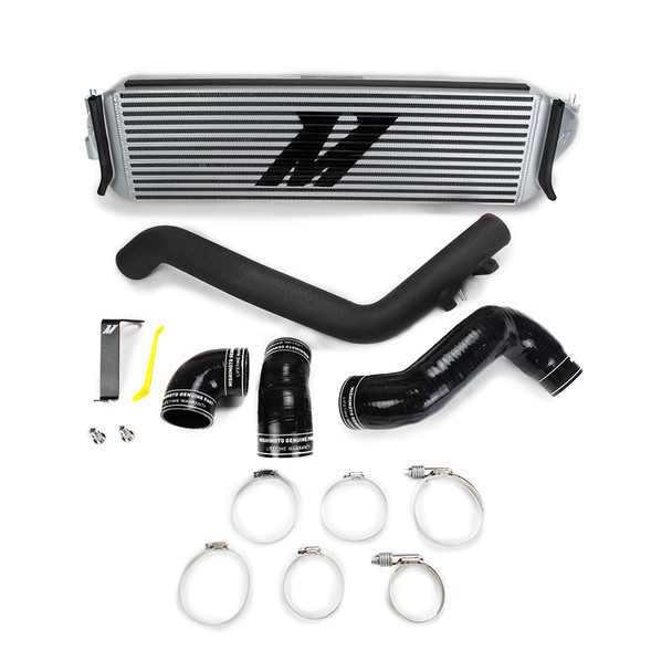 Mishimoto 2017+ Honda Civic Type R Performance Intercooler Kit - Silver Core Black Piping MMINT-CTR-17KSLWBK