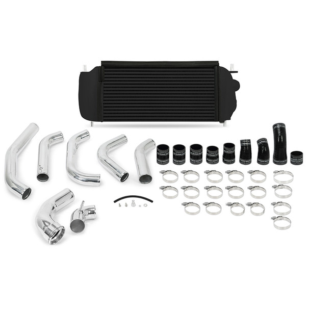 Mishimoto 15-16 Ford F-150 EcoBoost 3.5L Black Performance Intercooler Kit w/ Polished Pipes MMINT-F35T-15KPBK