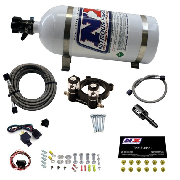Nitrous Express Ford 2.3L Ecoboost Nitrous Plate Kit w/10lb Bottle 20954-10