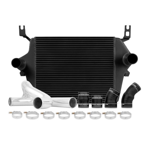Mishimoto 03-07 Ford 6.0L Powerstroke Intercooler Kit w/ Pipes (Black) MMINT-F2D-03KBK