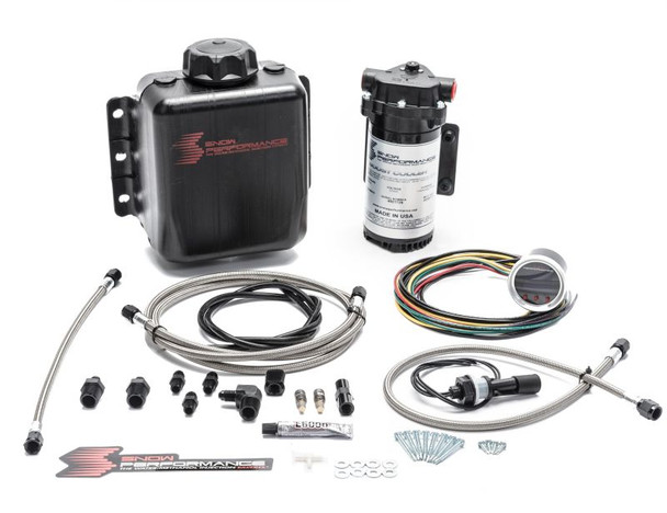 Snow Performance Stg 2 Boost Cooler F/I Prog. Water Injection Kit (SS Braided Line 4AN Fittings) SNO-210-BRD