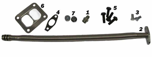 Fleece Performance 07.5-12 Dodge 6.7L Cummins S300-S400 Turbo Installation Kit FPE-TURBO-INST-KIT-CUMM67