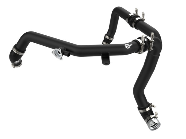 aFe 21-22 Ford Bronco V6-2.7Ltt BladeRunner Alum Hot Charge Pipe - Black 46-20588-B