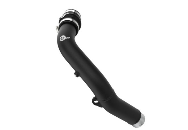 aFe BladeRunner 2-1/2 IN Aluminum Hot Charge Pipe Black 22-23 Subaru WRX H4-2.4L (t) 46-20668-B