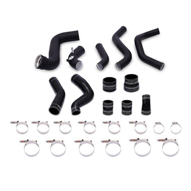 Mishimoto 11-14 Ford F-150 3.5L Ecoboost Intercooler Kit w/ Pipes (Wrinkle Black) MMICP-F150-11KWBK